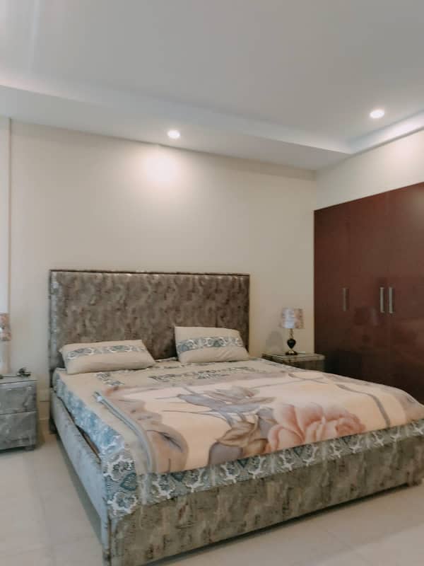 Sector: A , Family One Beed apartment Fully Furnished for Rent Bahria enclave Islamabad 7