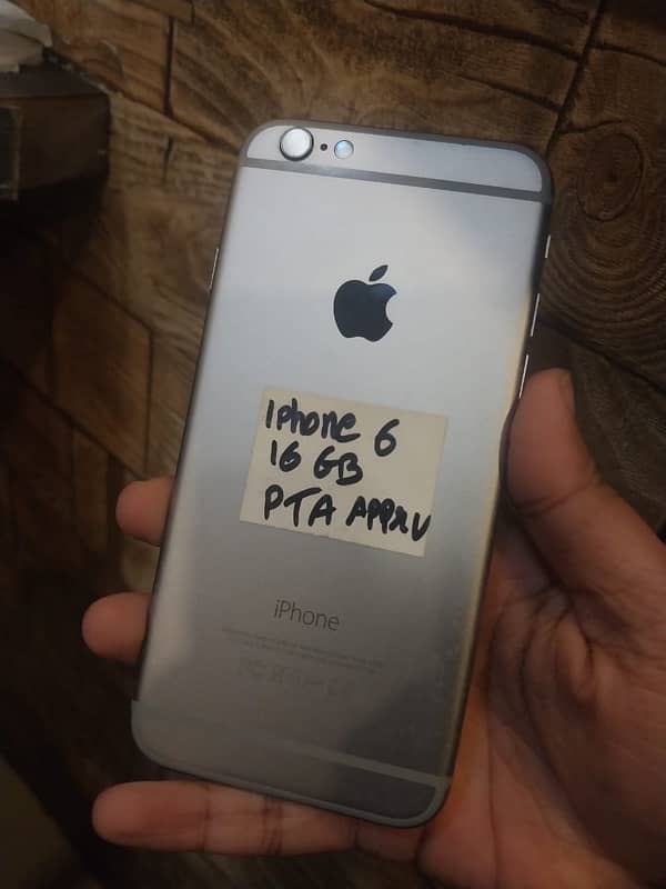 iphone 6 16gb PTA approved all original 0