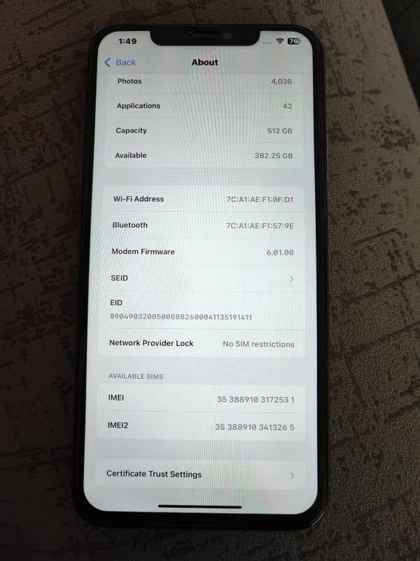 iPhone 11 Pro Max 512 GB Factory Unlock 15