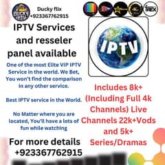 IPTV service and resseler panel available