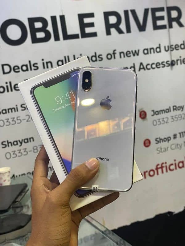 iphone x 256 GB my WhatsApp number 03255503411 0