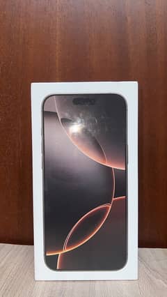 iphone 16 pro max 256 GB box pack