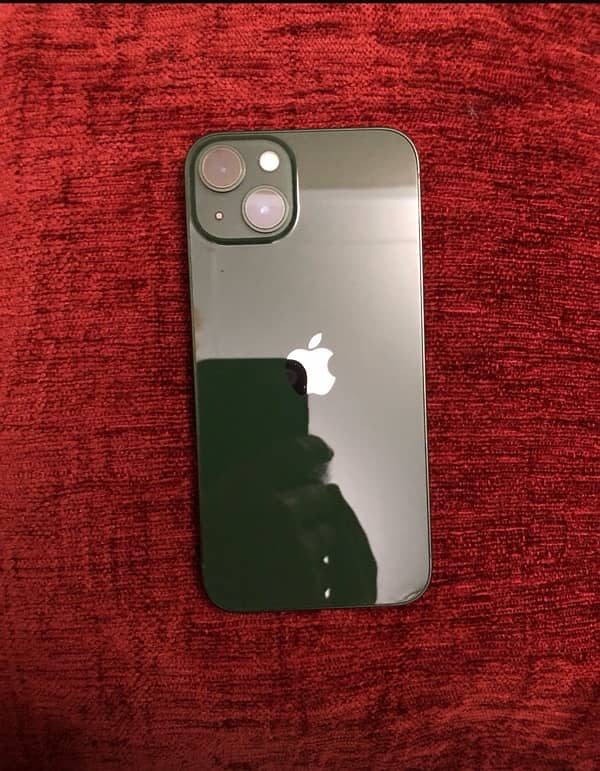 iphone 13 10/10 condition battery health 89 jv alpine green color 0