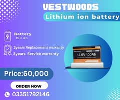 Vestwoods 12V 100ah