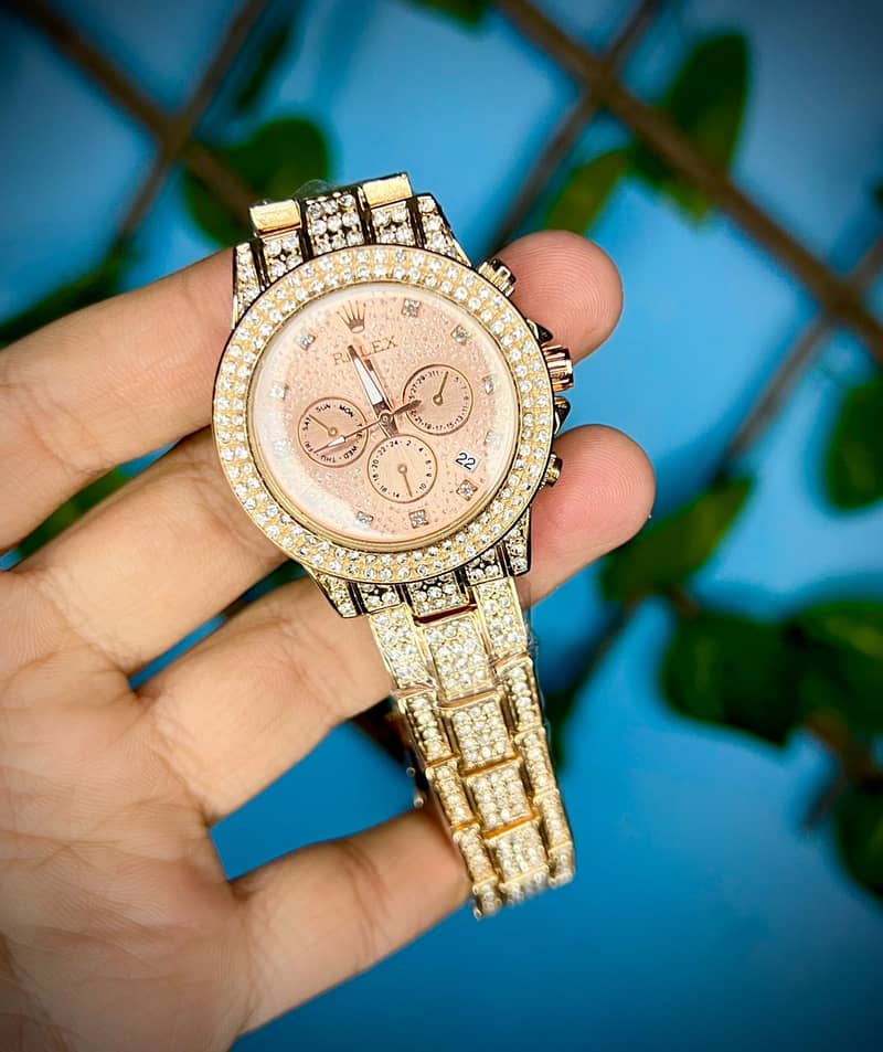 Rolex  Ladies watch  Full stone Most demanded watch ⌚ 3