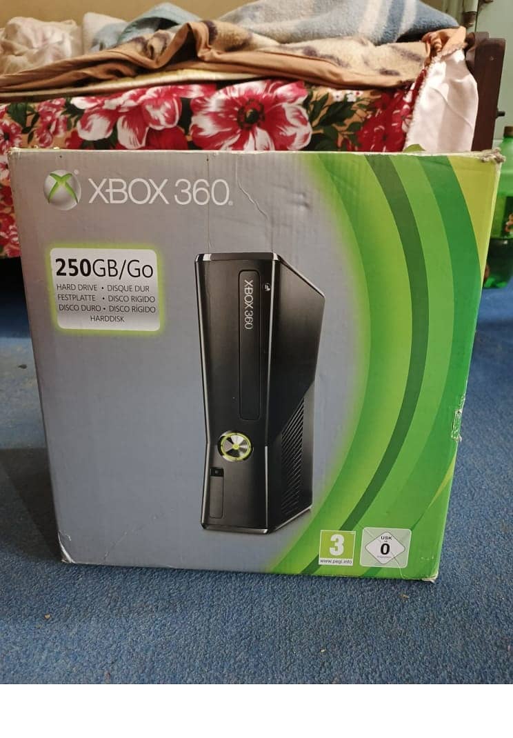 Original XBOX 360 Slim 250GB J-Tag Special Edition Boxed England 6