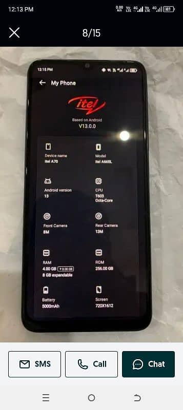 Itel a70 12gb ram 256gb storage panel change 2