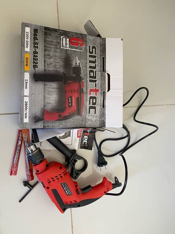 Smartech All-purpose heavy duty drill with WARRANTY 1