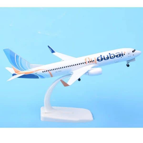 Fly Dubai Airlines Boeing 737-800 Diecast Airplane Model 0