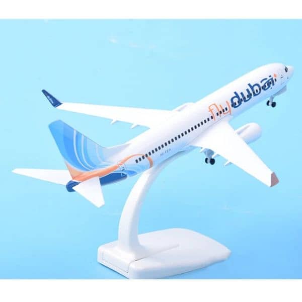 Fly Dubai Airlines Boeing 737-800 Diecast Airplane Model 2