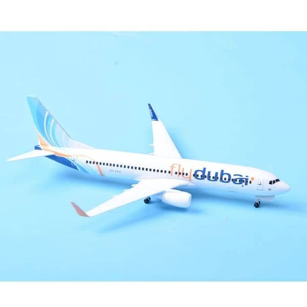 Fly Dubai Airlines Boeing 737-800 Diecast Airplane Model 3