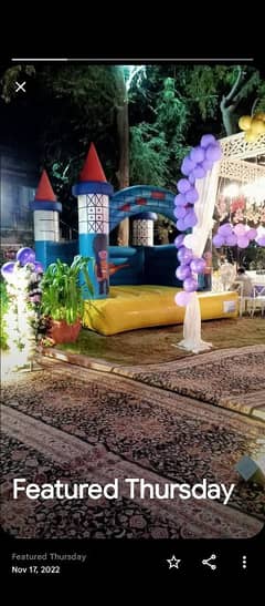 jumping castle birthday party