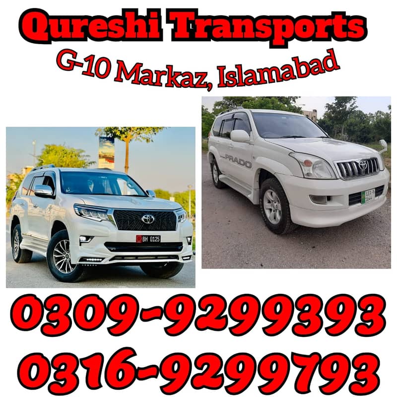 Rent A Car Fortuner Land Cruiser V8 Mercedes Prado Luxury Cars on Rent 2