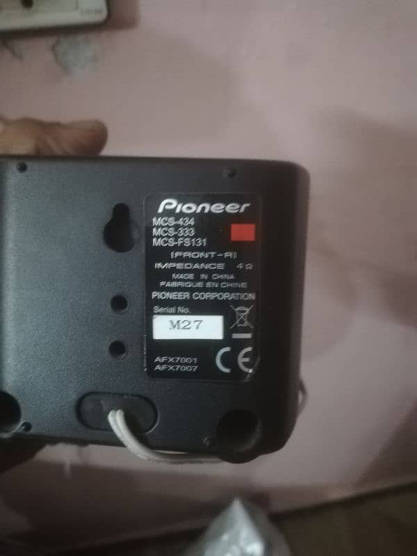 pioneer home theater 1000w new condition 8