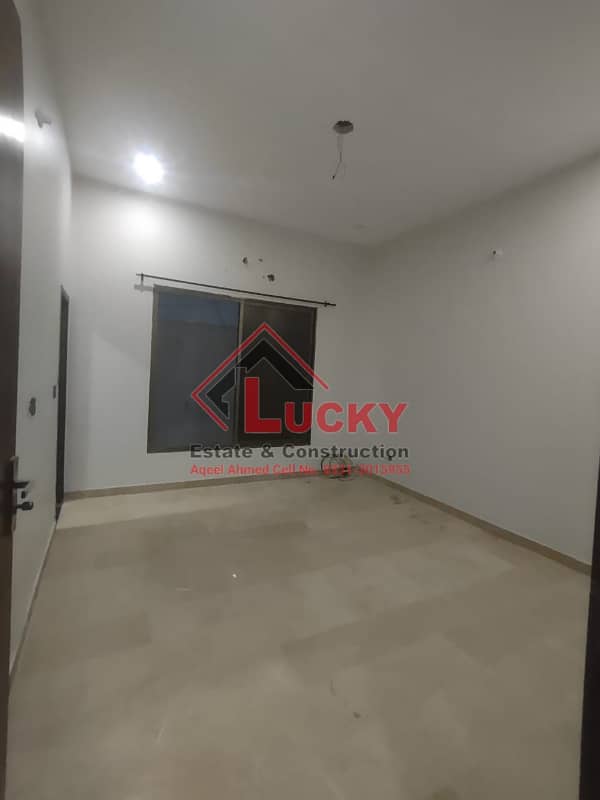 240 Sq. Yd. 2 Master Bed Room Lounge Terrace 2nd Floor House For Rent at Karachi University Society Sector 18A Scheme 33 Khi. 1