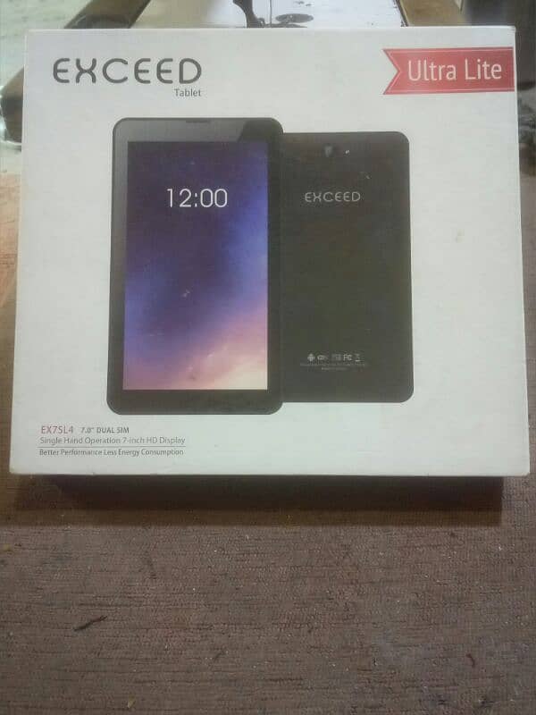 exceed tablet for sale with box 1 GB ram 8 GB rom conditon ap k samnay 4