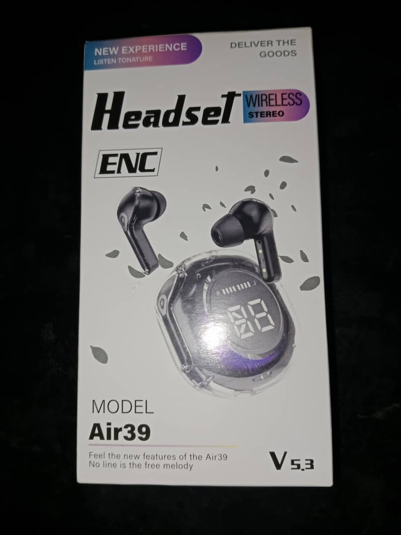 Air 39 Transparent Ear Buds Fashion ENC 0