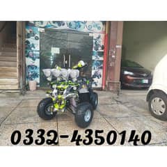 New Stock 125cc Reverse Gear Atv Quad Bikes Delivery In All Pakistan