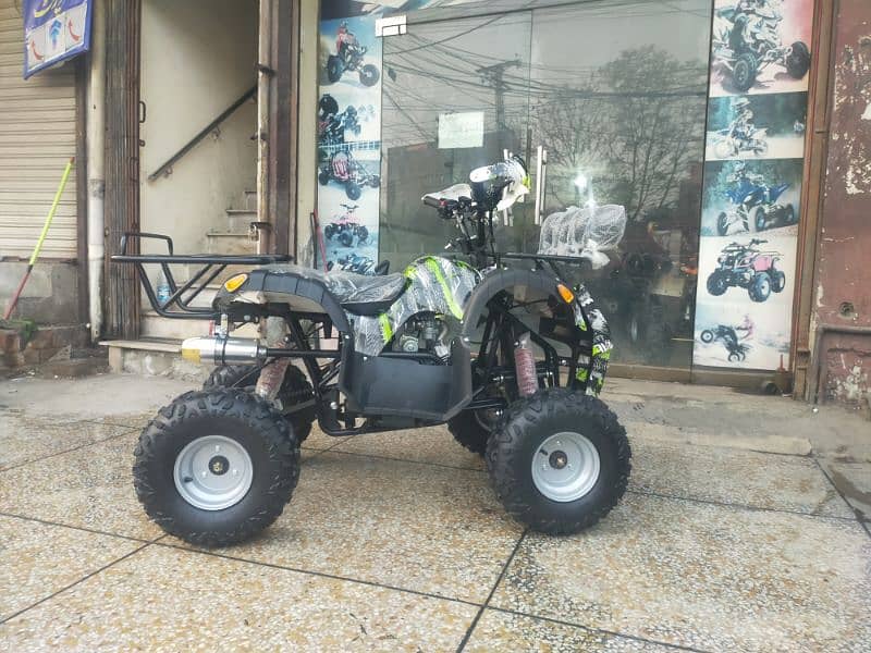 New Stock 125cc Reverse Gear Atv Quad Bikes Delivery In All Pakistan 1