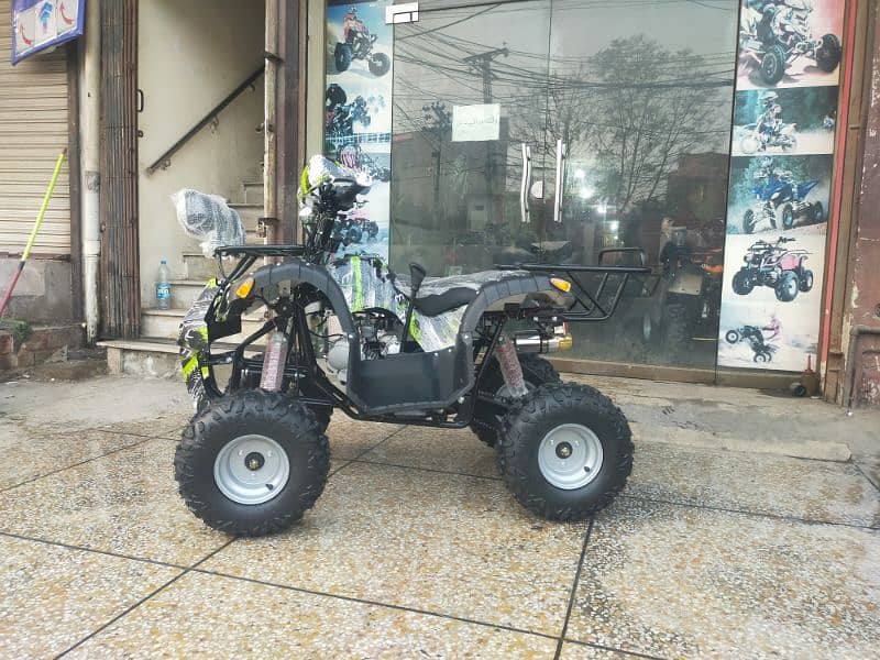 New Stock 125cc Reverse Gear Atv Quad Bikes Delivery In All Pakistan 4