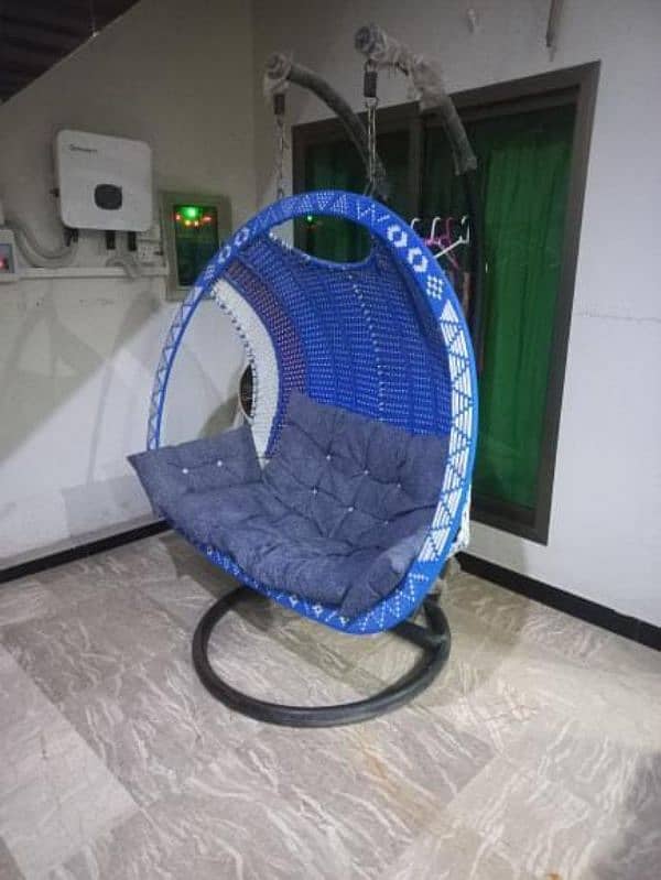 Double hanging egg chair 1