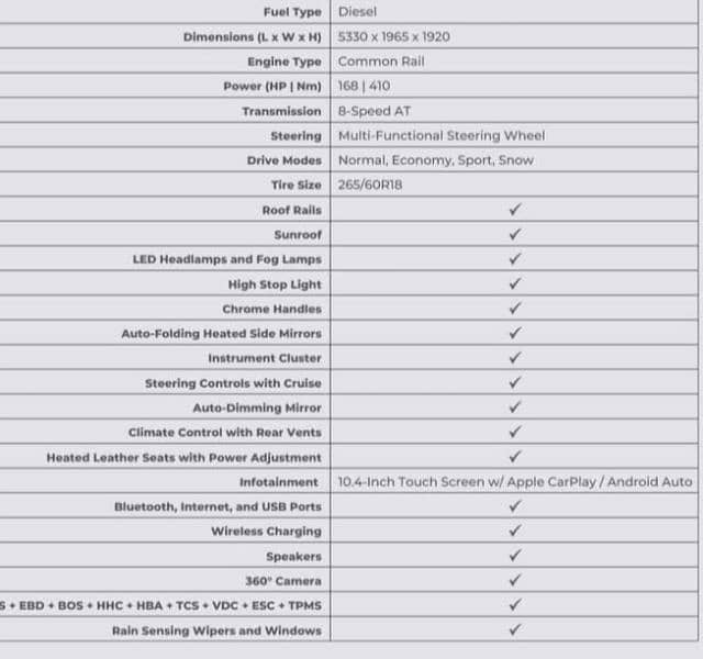 JAC T9 2025 full option Brand new 5