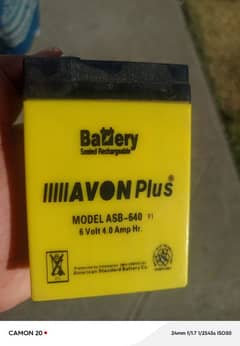 AVON Plus batteries