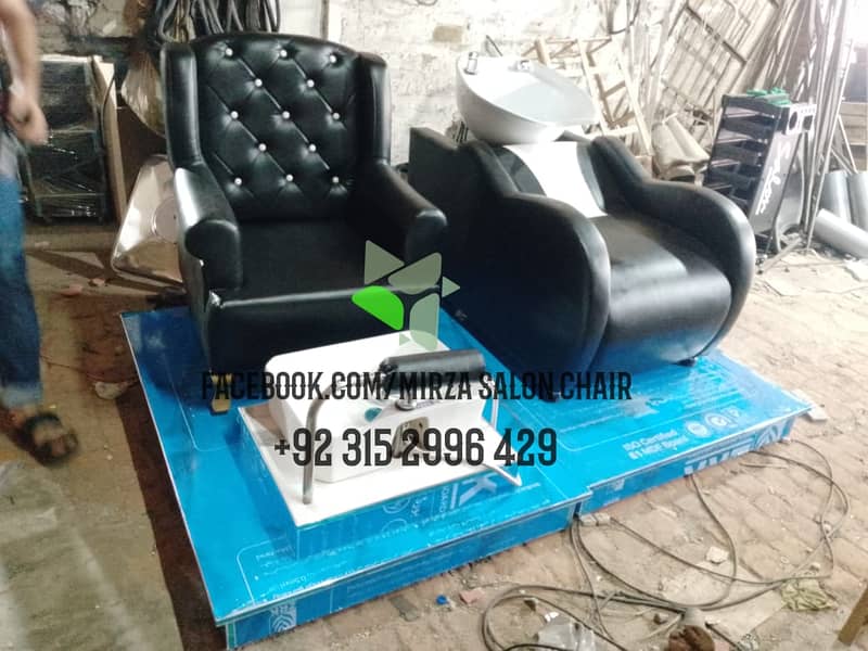 Shampoo unit/Massage bed/Cutting chair/Troly/Saloon chair 13