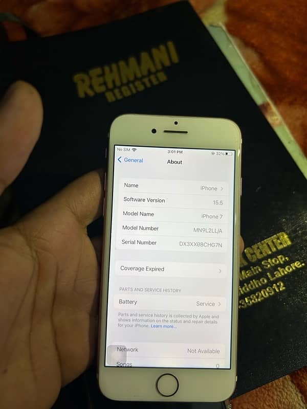 IPHONE 7 128 GB PTA APRROVED 9