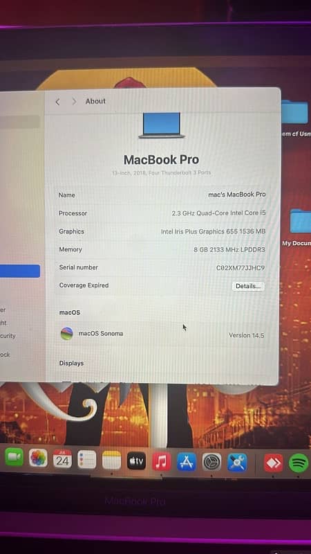 MacBook Pro 2018 Tuch bar like new with original charger 4