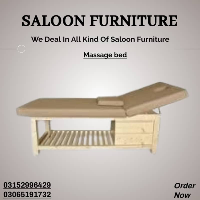 Saloon chair / Barber chair/Cutting chair/Massage bed/ Shampoo unit 1