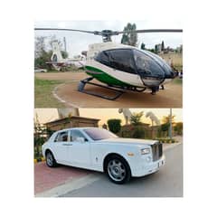 Rent A Helicopter Available Car Rental Range Rover Rolls Royce Prado