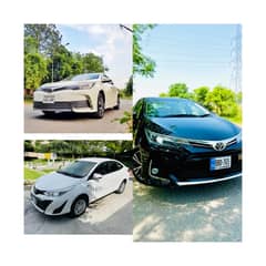 Civic & X Corolla for Rent in Islamabad | Prado, V8, BRV, Revo, Vigo