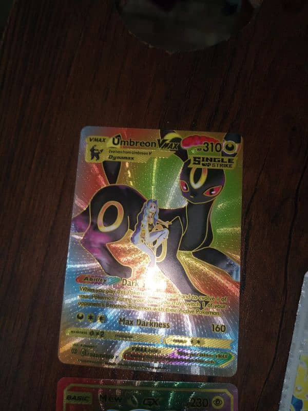 Pokemon cards gold, silver, black and, rainbow 1