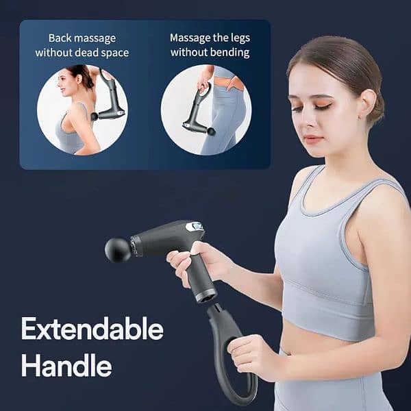 Wireless Massage Gun Pro Therapy Pain Muscle Vibrating Massager Gun 4