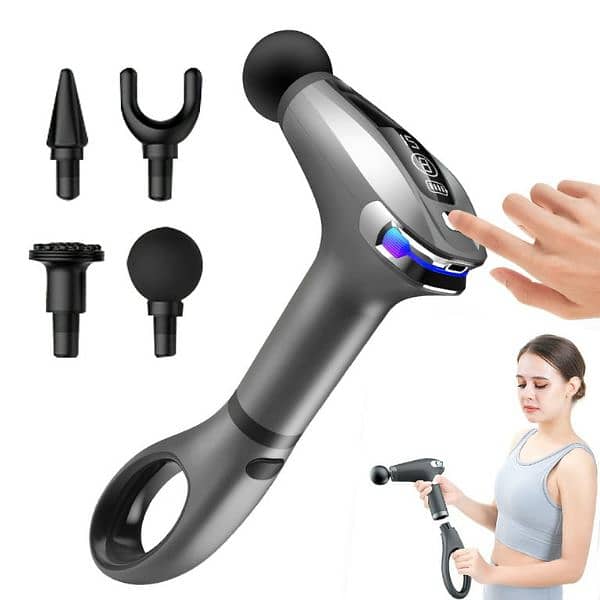 Wireless Massage Gun Pro Therapy Pain Muscle Vibrating Massager Gun 5