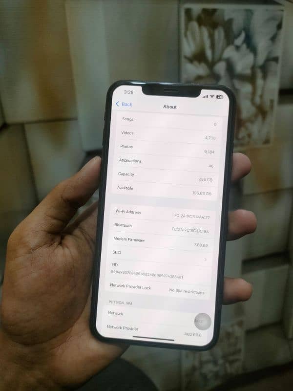 iphone xs max PTA approved 256gb 9