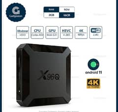 Smart Box X96q Mini Quad Core 2g+16g 4k 60fps Android 10v