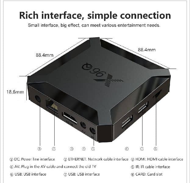 Smart Box X96q Mini Quad Core 2g+16g 4k 60fps Android 10v 1