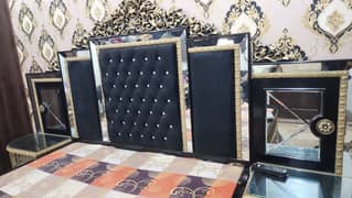 Double bed / Wooden bed / King size bed / Wooden Bed / Dressing table