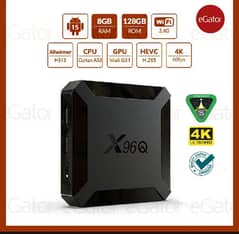 Smart Box X96q Mini Quad Core 1g+128g 4k 60fps Android 10v