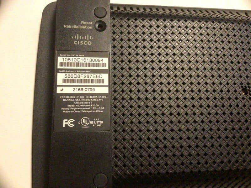 Cisco Linksys Router e1200 (Wifi) 1