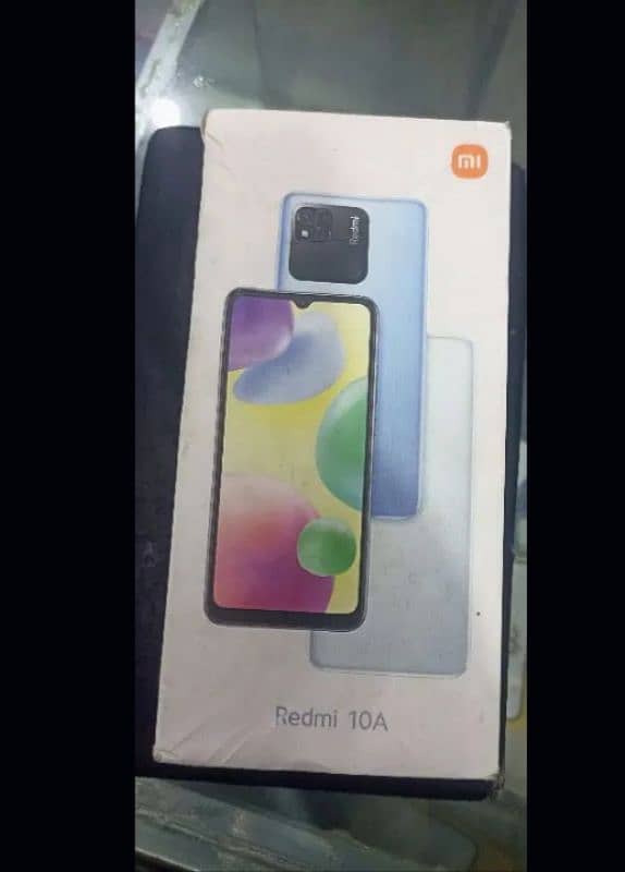 Redmi 10a with box no open repair 0