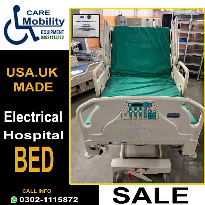 USA UK Electric bed /Patient bed /ICU bed /Hospital bed /Surgical Bed 11