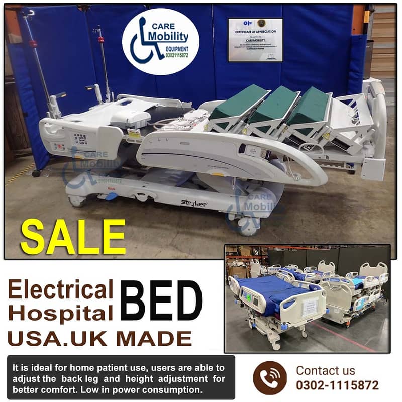 Hospital Beds/ Electric BED / ICU BED / Imorted Patient bed for sale 0