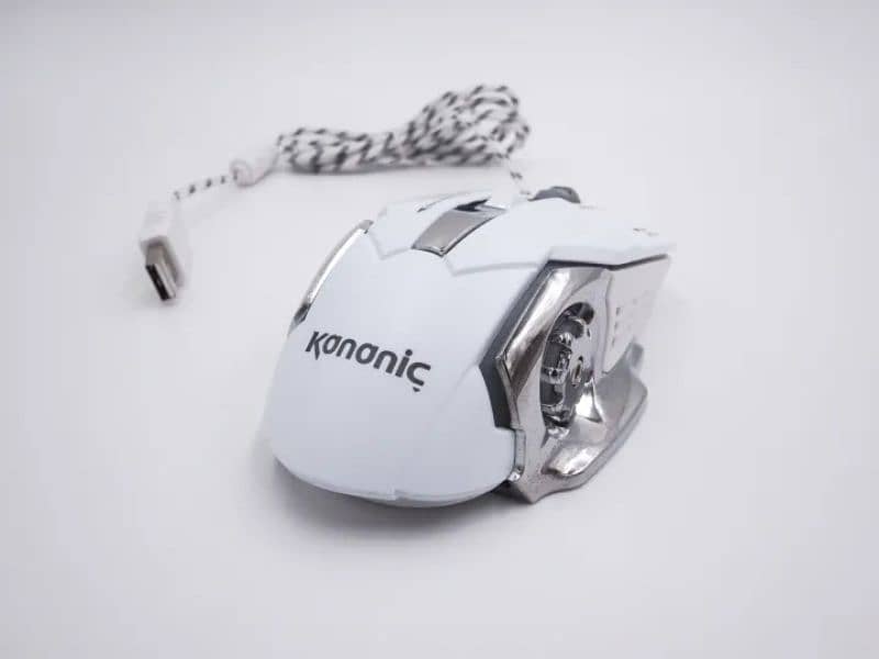 Kananic Black&White Edition Mouse Gaming Mouse, adjustable DPI speed 2