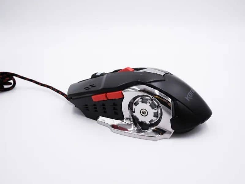 Kananic Black&White Edition Mouse Gaming Mouse, adjustable DPI speed 5