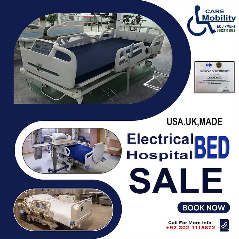 ICU bed / Hospital bed /Medical Bed /surgical Electric Bed Patient bed 1