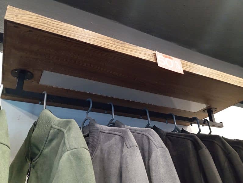 Shop counter and hangings racks 3