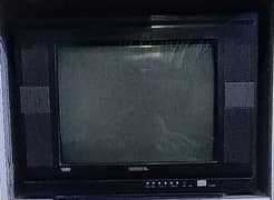 heavy sound T. V with t. v trolley / boofer system / television